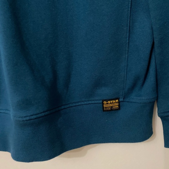 G-Star Premium Core 2.0 Medium Blue Sweater - Picture 3 of 8